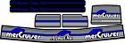 37-40 Mercruiser The New Alpha One Blue Decals Rams Sticker Set