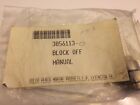 3856113 Volvo Penta Marine Block Off Plate Kit Oem