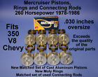 735-879194030 735-850098 39-17465 614-8164t Aftermarket Replacement New Mercruiser Pistons Rings Rods Chevy