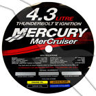 37-8615071 8615071 Mercruiser Motor Engine Frame Arrestor Decal Set 745061450059
