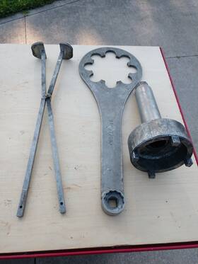 91-17256 Asaki Mercury Mercruiser All Alpha Drive/bravo Spanner Nut Wrench And Tools