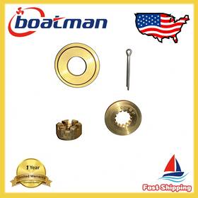 0386866 Boatman Outboard Propeller Hardware Kits For Johnson Evinrude 40-75hp 13 Tooth 3.25 Inch G