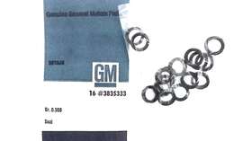 383533 General Motors Gm Valve Spring Cup Seals - Pkg Of 16