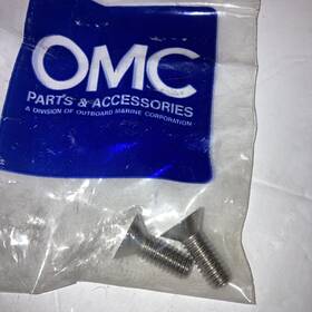 0908357 Johnson Evinrude Omc Sterndrive Motor Screw 908357 2 Qty Omc93