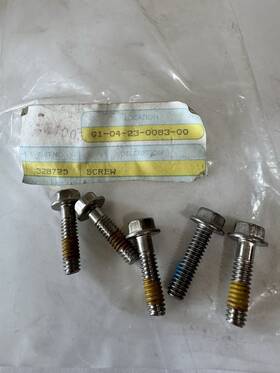 0328725 Johnson/evinrude/omc/brp Lot Of 5 328725 New Oem Screw Nos