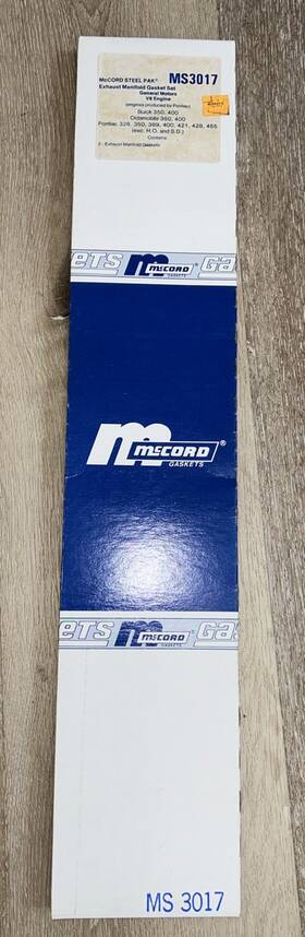 Ms3017 Mccord Engine Intake Exhaust Manifold Gasket V8 2 Gaskets Buick