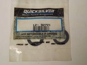12-92721 Mercruiser Quicksilver Pinon Gear Washer Oem Pack Of 2 Each