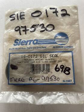 26-97530 Mercruiser 18-0172 Sierra Oil Seal # R798