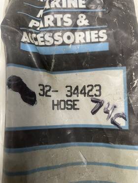 32-34423 Mercruiser Stern Drive Oem # Oil Hose R303