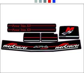 39232 Mercruiser The 2022 Most Complete Alpha One Gen Two With Red Rams Sticker Set