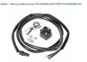 83-70350a Mercruiser Battery Charging Kit. Pt. # 2 D