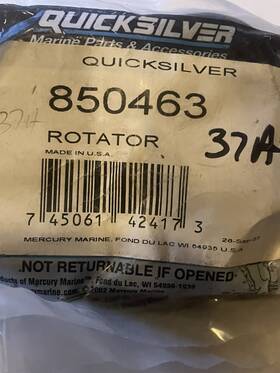 850463 Mercruiser Motor Valve Rotator R890