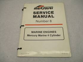 90-44553 Mercruiser 3 1285 #8 Mercury Marine 4 Cylinder Engine Service Repair Manu