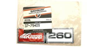 37-79409 Mercruiser Mercury Inch 260 Decal