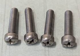 10-37978 Mercury Lot Of 4 Genuine Screws New Oem