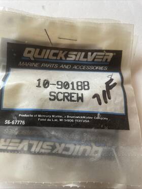 10-90188 Mercury Lot Of 8 Genuine Mercruiser Screws New Oem R2162 82c
