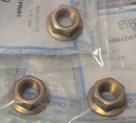 11-805979 Mercury Lot Of 3 Genuine Nuts New Oem