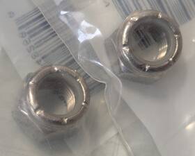 11-862903 Mercury Lot Of 2 Genuine Mercruiser Lock Nuts New Oem