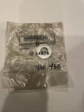 12-34876 Mercury Oem Genuine Quicksilver Washer1 Lot Of 2 1951 48b