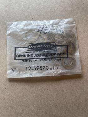 12-59570 Mercury Quicksilver Washers. Part 12-59570. R1155