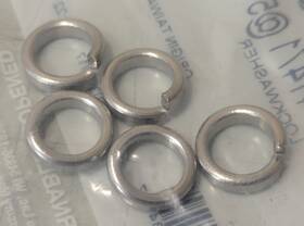 13-41471 Mercury Lot Of 5 Genuine Mercruiser Lock Washers New Oem