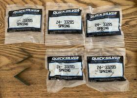 24-33285 Mercury Genuine Quicksilver Mercruiser Spring New Oem Qty 7 Nos