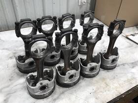 353062 Mercury 89 Mercruiser 7.4 L 454 V8 Gm Marine Engine Rods And Pistons