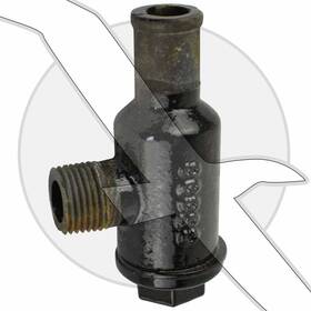35896a1 Mercury Marine Mercruiser Exhaust Elbow Relief Valve Body 35896a1 Mercury Marine Mercruiser Exhaust Elbow Relief Valve Body