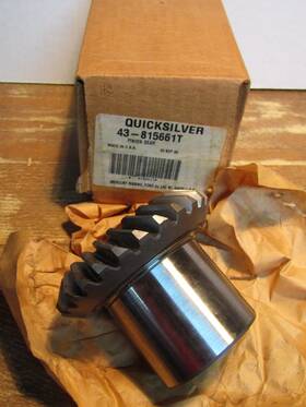 43-815661t Mercury Oem Nos Mercruiser Bravo I Ii Iii Pinion Gear Free Shipping