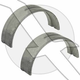 74313a3 Mercury Mercruiser .020 Bearing