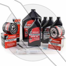 Mercury 765756191456 Mercruiser Engine Oil Change And Sterndrive Gear Lube Maintenance Kit