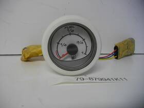 79-879941k11 Mercury Marine Mercruiser Fuel Level Gauge Oem White Face