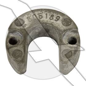 97-806189q1 Mercury 806189q1 Mercruiser Aluminum Anode