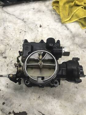 807764 Mercury Mercruiser 4.3 L 262 Gm V6 Vortec Marine Engine Carb Carburetor 2 Barrel