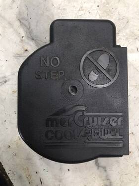 807806 Mercury 00 Mercruiser 7.4 L 454 V8 Gm Marine Engine Cool Fuel Plastic Cover
