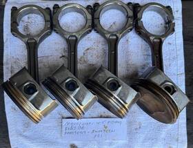 8m0095919-8mm0095921 Mercury Mercruiser 4.5 Pistons And Rods-set Of Four