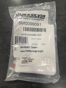 Mm3097313 Mercury 8m0099091 Brand New Oem Mercury/quicksilver Hardware Kit Cmr