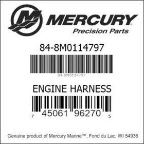 84-8m0114797 Mercury 8m0114797 Engine Harness 84-8m0114797 Mercury 8m0114797 Engine Harness