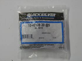 10-4010820 Mercury Marine 10-40108 Quicksilver Mercruiser Hex Flan Screw Oem Pack Of 5 Ea