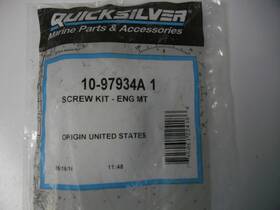 10-97934a1 Mercury Marine 10-97934a Quicksilver Mercruiser Engine Mount Screw Kit Oem