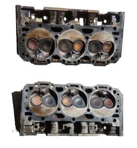 10235772 Mercury Marine 1996 Mercruiser 4.3 L Vortec V6 Gm Boat Engine Cylinder Heads Set
