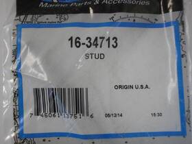 16-34713 Mercury Marine Quicksilver Mercruiser Stud Oem 5.7 7.4 8.2 Engines
