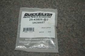 25-43809 Mercury Marine 2 New Genuine Quicksilver Water Shutter Grommet Qty-2 Factory