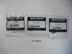 26-54925 Mercury Marine Quicksilver Mercruiser Oil Seal Oem Pack Of 3 Each