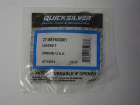 27-881603001 Mercury Marine Quicksilver Mercruiser Pump Gasket Oem Pack Of 2 Ea