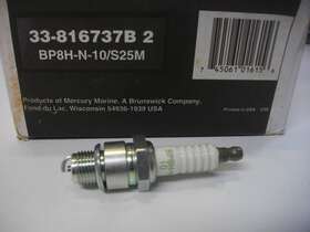 33-816737b2 Mercury Marine 33-816737b 2 Quicksilver Mercruiser Spark Plug Ngk Bp8h-n-10 23 Ea