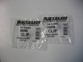 54-12994 Mercury Marine Quicksilver Mercruiser Clip Oem Alpha Bravo Pack Of 2 Ea