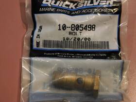 10-805498 Mercury Quicksilver Banjo Bolt Genuine Oe Brand New Fast Shipping
