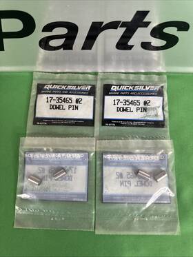 17-35465 Mercury Quicksilver Lot Of 8 New Oem Dowel Pin Factory Boat Parts 3a
