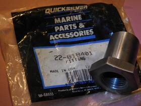 22-818401 Mercury Quicksilver Fitting Oil Cooler Filter Oe New Fast Shipping